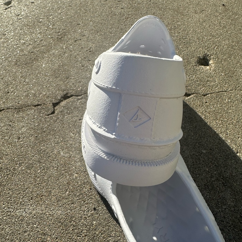 TOPSIDER Sperry Authentic Orig White Float Boat Shoes Women Size 6 - Picture 8 of 8